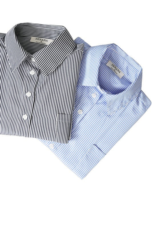 Camisa Oversize de Rayas